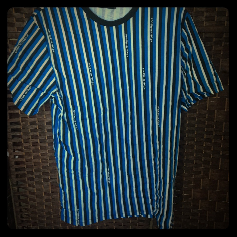 Pink Dolphin Stripped T Shirt